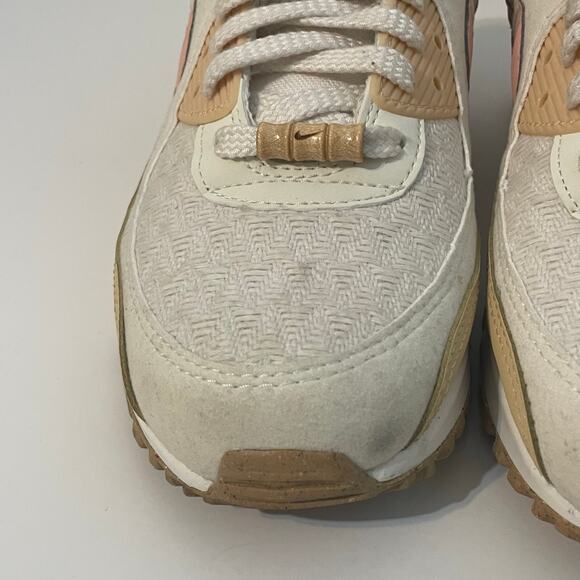 Nike Air Max 90 SE Running Shoes Sun Club DJ9997-101 Womens 9 Sail Arctic Orange - Picture 12 of 13